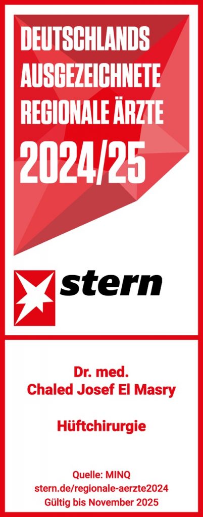 Regionalearztesiegelstern24 Dr Med Chaled Josef El Masry Hueftchirurgie Large 402x1024